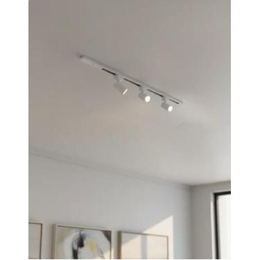 Imagem de Trilho Eletrificado 1m + 3 Spots 7w Led Minimalista Bivolt - Bela Home