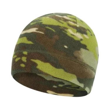 Imagem de Gorro Tático Camuflado Masculino De Inverno, Balaclava De Lã Polar Cor