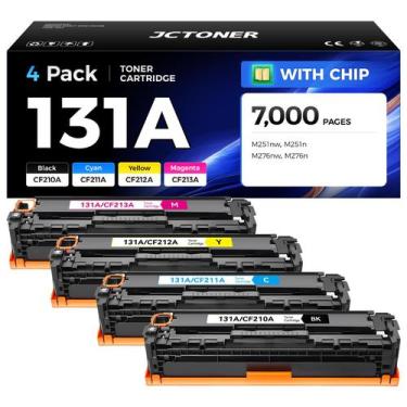 Imagem de Pacote com 4 cartuchos de toner de substituição de alto rendimento par
