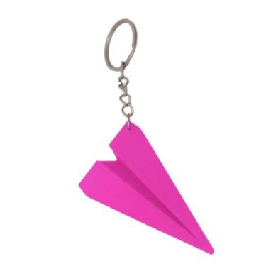Imagem de Chaveiro Avião Estilo Origami  Design Moderno e Criativo - - OX., Rosa