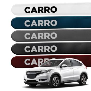 Imagem de Friso Lateral para HR-V 2016 a 2026 Proteção 4 Portas Ponta Redonda - 