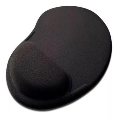 Imagem de Mousepad Ergonômico Com Apoio De Pulso Em Gel Neoprene Antiderrapante 