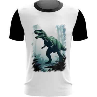 Imagem de Camiseta Dryfit T-Rex Tiranossauro Dinossauro Jurássico 1 - Kasubeck S