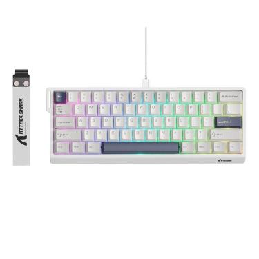 Imagem de Teclado Gamer Attack Shark X60 60% Rapid Trigger 8000Hz 0.01ms-Unissex