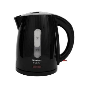 Imagem de Chaleira Elétrica Pratic Hot Mondial Preto 1350W CE-07, Preto, 110V