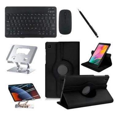 Imagem de Combo Compatível Galaxy Tab A11 Plus 2025 Cap Giratória + Teclado e Mo