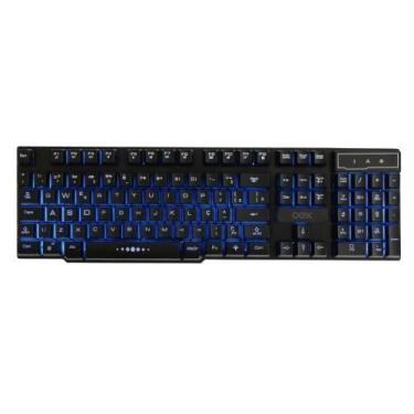 Imagem de Teclado Gamer ForceX Usb Led 3 Cores OEX Preto - OEX GAME