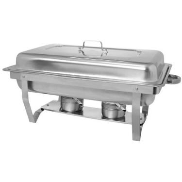 Imagem de Rechaud Double Buffet 9 Litros Duplo Em Aço Inox Hauskraft - Haüskraft