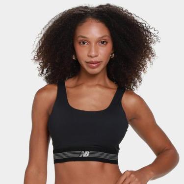 Imagem de Top New Balance AC Train Bra Feminino, Preto, G