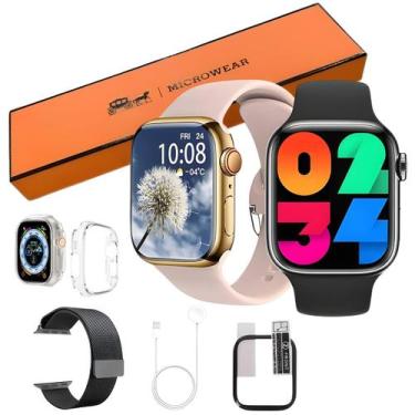 Imagem de Smartwatch W59 Pro Mini Original Microwear Relógio Pequeno Kit C/2 Pul