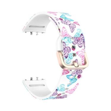 Imagem de Pulseira De Silicone Impressa Para Samsung Galaxy Fit 3, Acessórios De