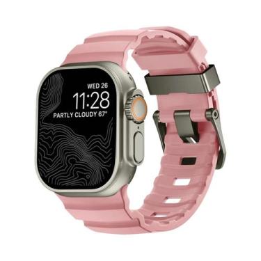 Imagem de Pulseira De Silicone Trail De 49mm 46mm 45mm 44mm Para Apple Watch Ult