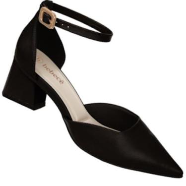 Imagem de Sapato Scarpin Bebece T3838-566 Feminino, Preto, 37