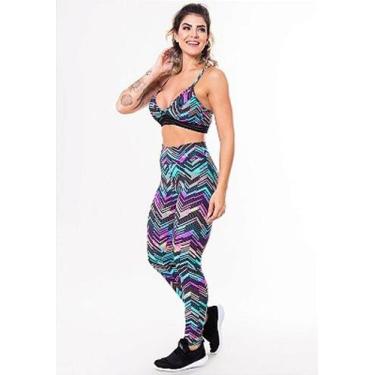 Imagem de Conjunto calça com top de academia - SC modas