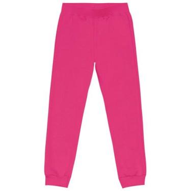 Imagem de Calça de Moletom Infantil Menina Brandili, Pink, 10
