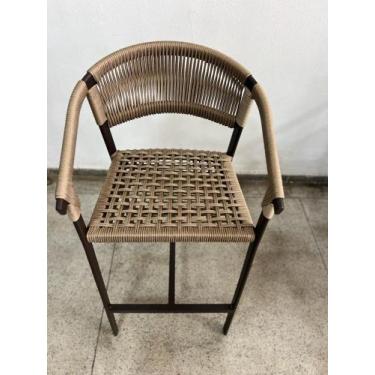Imagem de Banqueta Corda Nautica Malibu - Flor De Pequi Moveis Externos
