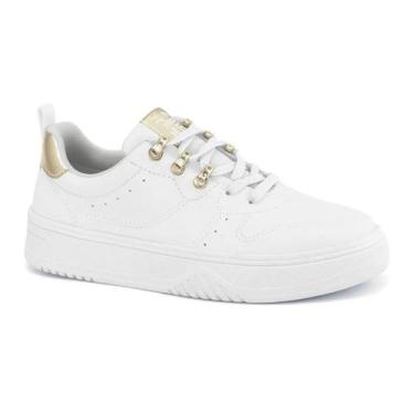 Imagem de Tênis ramarim 25-88206 casual tratorado fleecy feminino -, Branco, 37