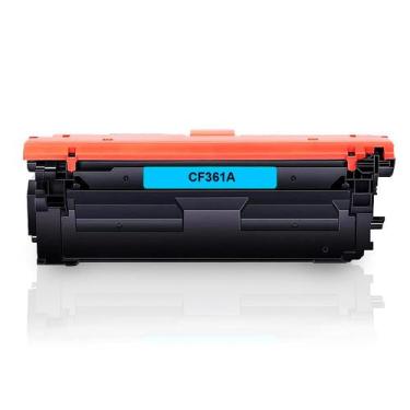 Imagem de Toner Compatível Com 508a CF361A 61A Azul Cyan Ciano  M553DN M-553DN M