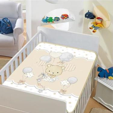 Imagem de Cobertor Infantil Bebê Le Petit Hipoalergênico Microfibra Colibri, Urs