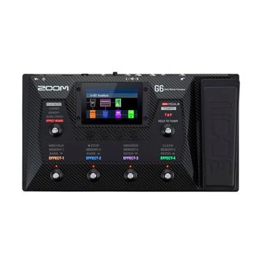 Imagem de Zoom Processador multiefeitos G6 com pedal de expressão FP02M para guitarrista