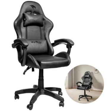 Imagem de Cadeira Gamer Ergonômica Giratoria Confortável Python Racer Escritório