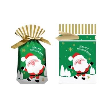 Imagem de Embalagem De Doces De Natal, Sacos De Presente Do Papai Noel, 20 Peças