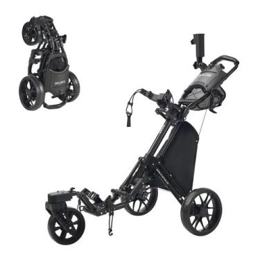 Imagem de Carrinho de golfe dobrável FLAGTAG de 3 rodas com freio