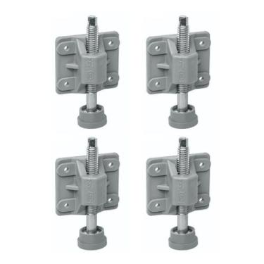 Imagem de Pé Nivelador para Móveis 75mm com 4 Unidades FGVTN