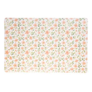 Imagem de Lugar Americano Caminho das Flores 43,5cm x 28,5cm Rosa Poli - Lyor