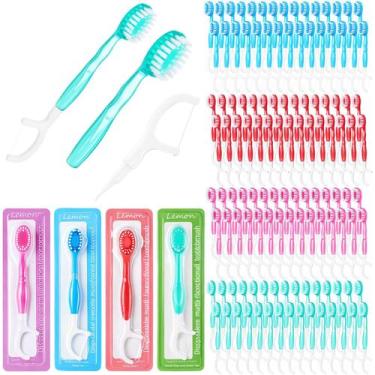 Imagem de LemonRoad Escovas de Dente Mini Descartáveis para Viagem 120 Unidades 
