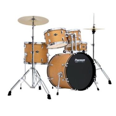 Imagem de Bateria Premium Max PM20 NWS Natural Wood 20/14/12/10 C/ Ferragens, Pr