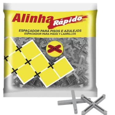 Imagem de Kit 100 Espaçador Separador Para Pisos Revestimentos Azulejos Tipo Cru