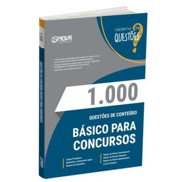 Imagem de Apostila 1000 Questões Gabaritadas Conteúdo Básico Concursos - Nova