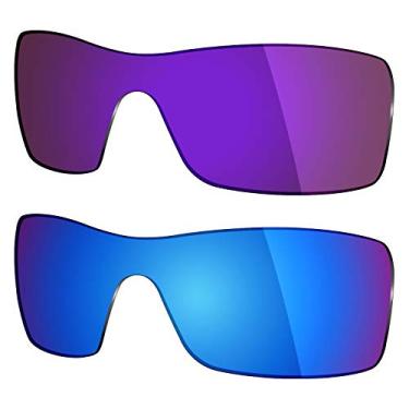 Imagem de Mryok 2 pares de lentes polarizadas de substituição para óculos de sol Oakley Batwolf – Opções