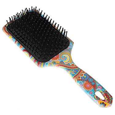 Imagem de Escova de cabelo, escova de cabelo de desembaraçar portátil compacta para viagens em casa para cabeleireiro