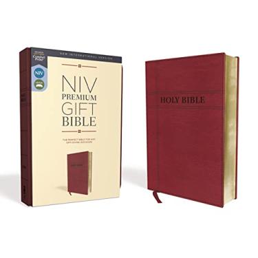 Imagem de NIV, Premium Gift Bible, Leathersoft, Burgundy, Red Letter, Comfort Print: The Perfect Bible for Any Gift-Giving Occasion