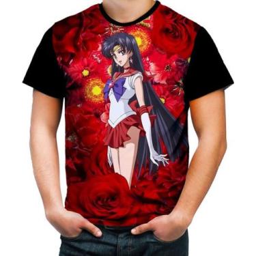 Imagem de Camisa Camiseta Rei Hino Sailor Mars Sailor Moon Art Hd 10 - Dias No E