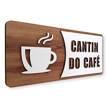 Imagem de Placa De Sinalização - | Cantim do Café - MDF 30x13cm