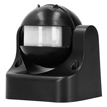 Imagem de Interruptor de luz ativado por movimento, interruptor de luz com sensor de movimento amplo angular interno PIR automático, para corredores, banheiros, garagens, corredores, porões
