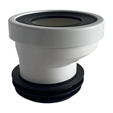 Imagem de Gralara Conector de Flange de Toalete Universal Deslocado 110 Mm Válvula de Porta de Flange de Toalete para Sistemas de Drenagem de Encanamento Mictórios de S, Deslocamento 2,5 cm