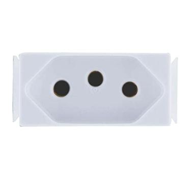 Imagem de Módulo para Tomada 2P+T Tramontina Aria 10 A 250 V Branco