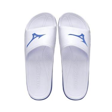 Imagem de Chinelo Slide Enerzy Branco E Azul - Mizuno