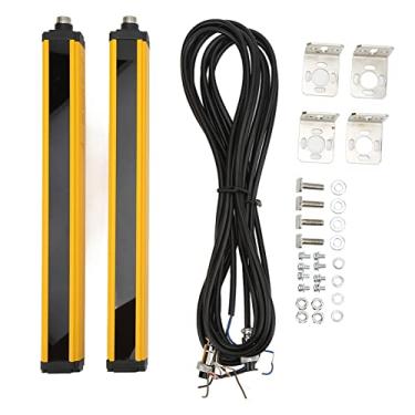 Imagem de BEM1220‑A‑220NB Sensor de cortina de luz Sensor de tela de luz de segurança 10-30V 12 feixes 220mm Altura de proteção Sensor de tela de luz infravermelha Dispositivo de proteção para máquinas de puncionamento