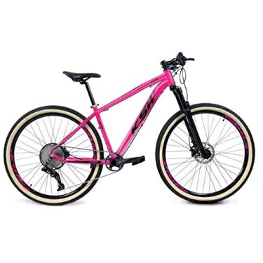 Imagem de Bicicleta Aro 29 Ksw Xlt 12v Garfo com Trava K7 11/50 Freios Hidráulicos Kit 1x12 (17, Rosa)