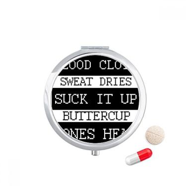 Imagem de Coágulos de sangue, suor, seca os ossos, cura, pílulas, bolso para medicamentos, caixa de armazenamento