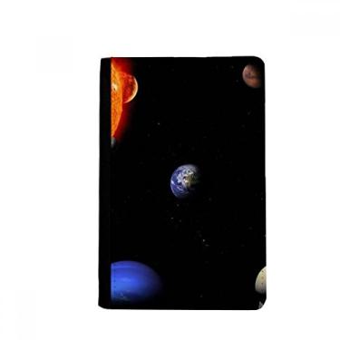 Imagem de Bolsa carteira para cartões Planeta Vermelho Azul Escuro Céu Notecase Burse