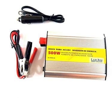 Imagem de inversor de energia 500w transformador conversor 24v p/110v