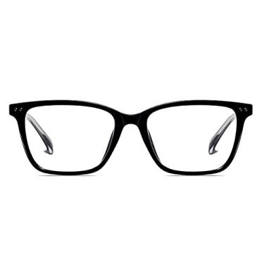 Imagem de Óculos de Leitura com Proteção Anti Azul Bloqueio de Luz Armação Óculos Quadrado de Descanso Computador Anti Fadiga Ocular (C5)