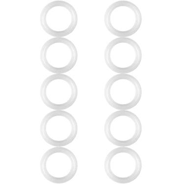 Imagem de 10 peças de anéis de vedação de silicone sanitário, vedação de silicone para vedação à prova de vazamento