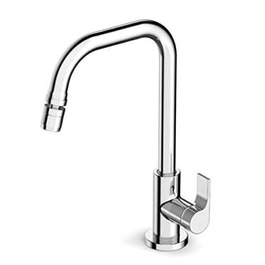 Imagem de Torneira para Cozinha de Mesa Bica Móvel Arejador Articulado Boss Incepa Cromado